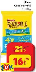 ÜLKER COCOSTAR 4'LÜ ÇİKOLATA ÜLKER COCOSTAR 4'LÜ ÇİKOLATA